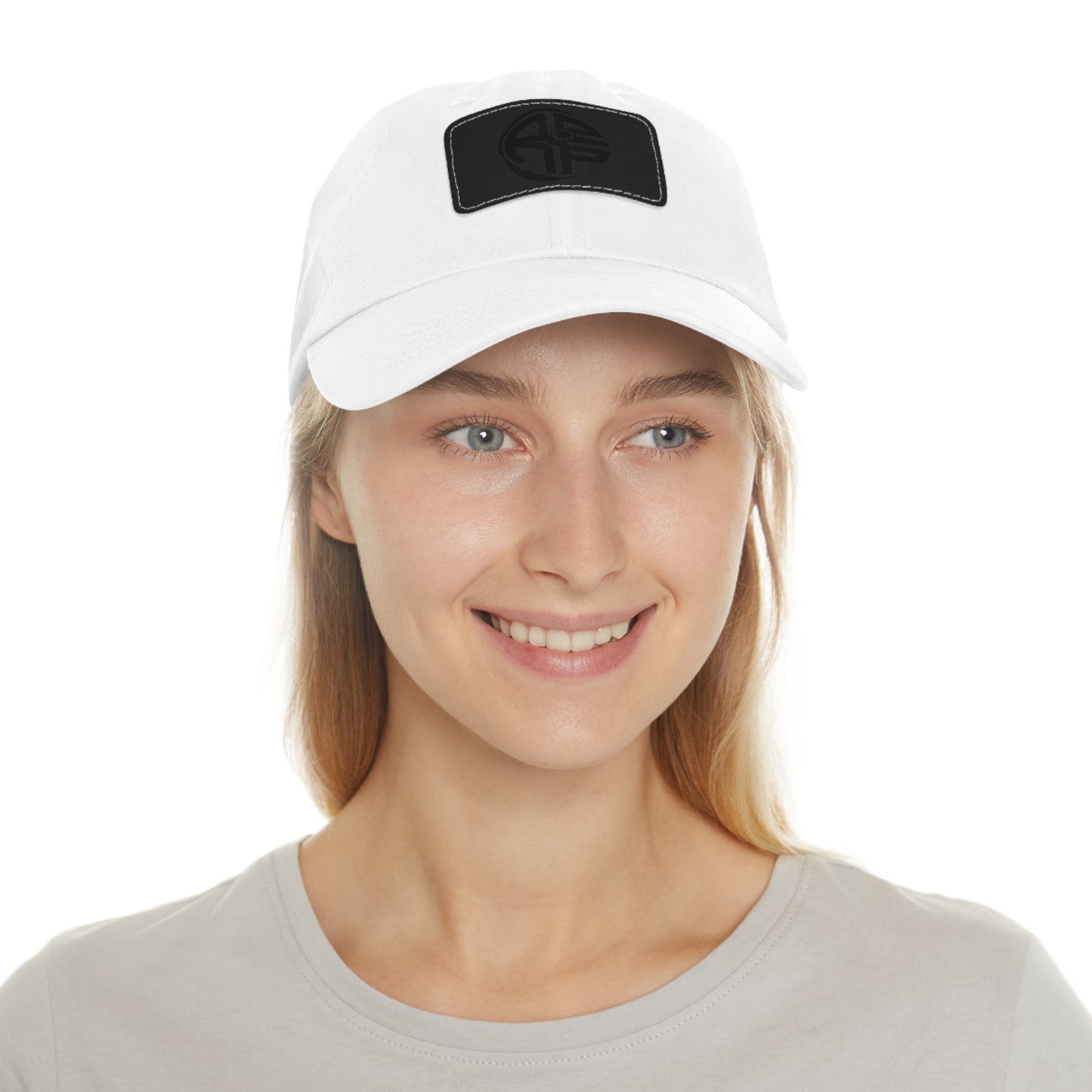 Rep It Dad Hat with Leather Patch