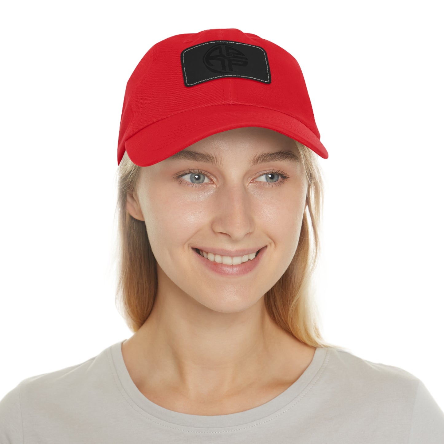 Rep It Dad Hat with Leather Patch
