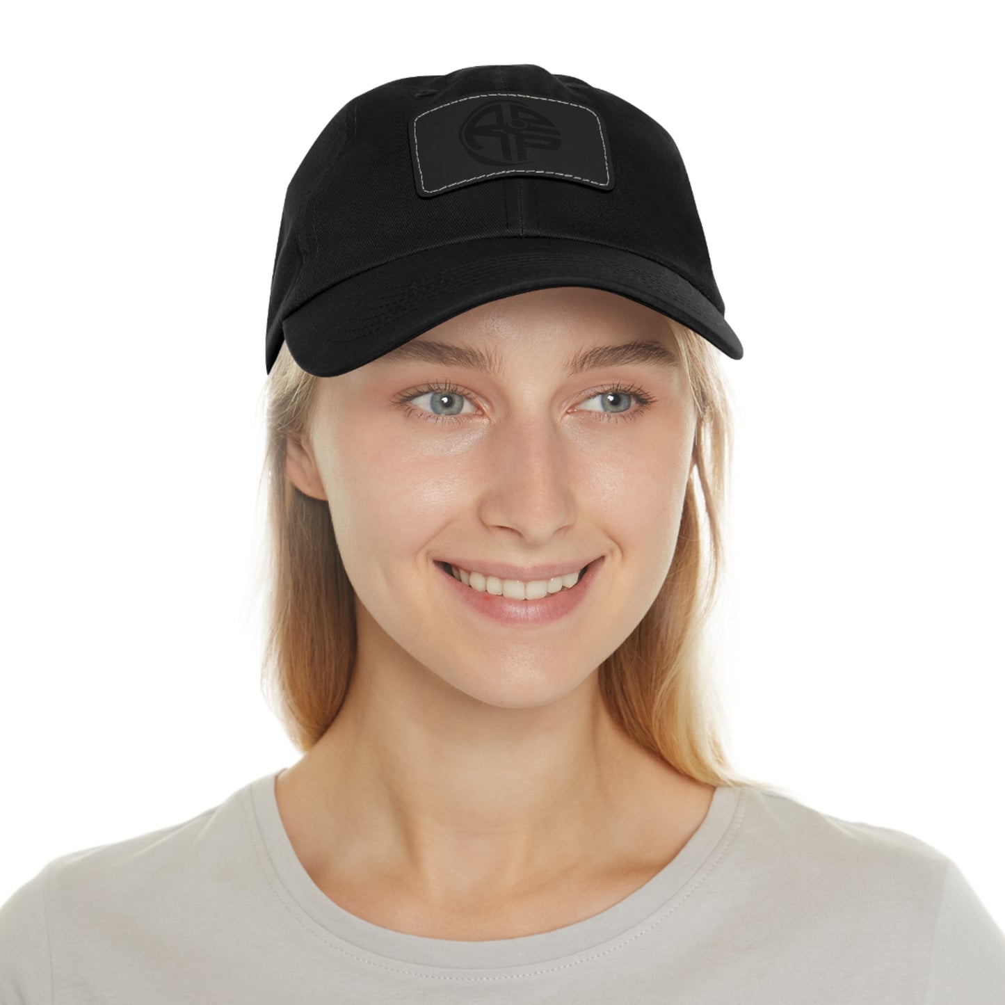 Rep It Dad Hat with Leather Patch